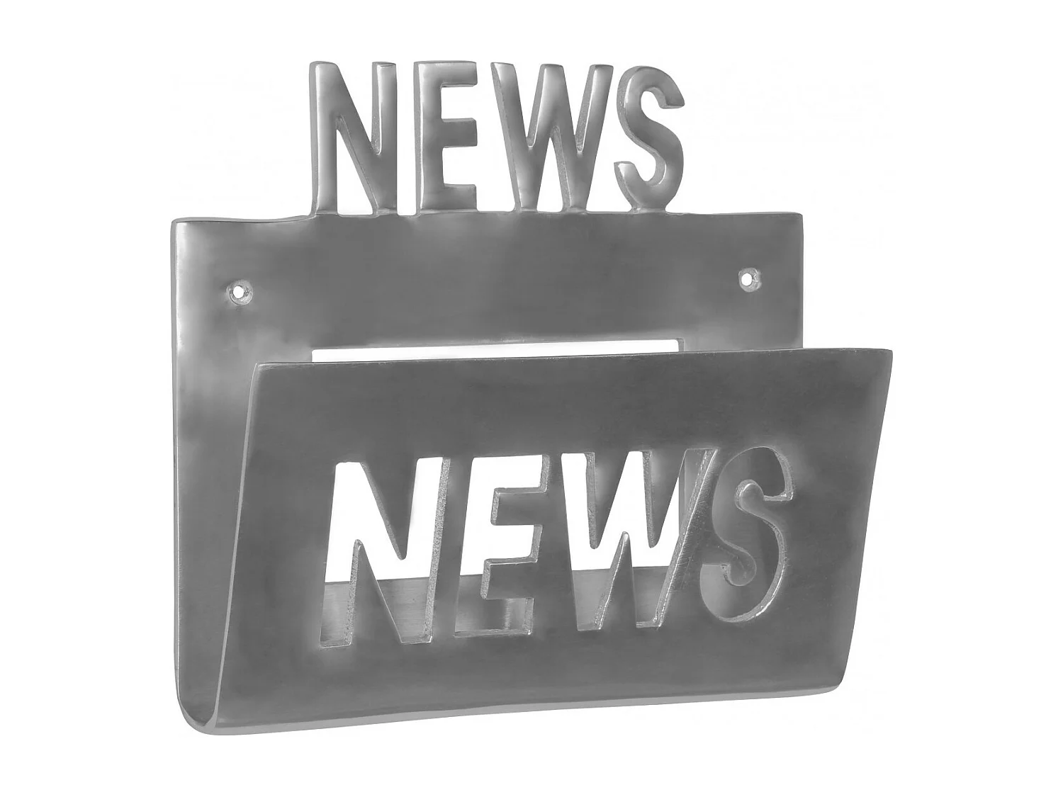 Zeitungsständer Wand Zeitungshalter Zeitschriftenhalter Alu-minium hängend