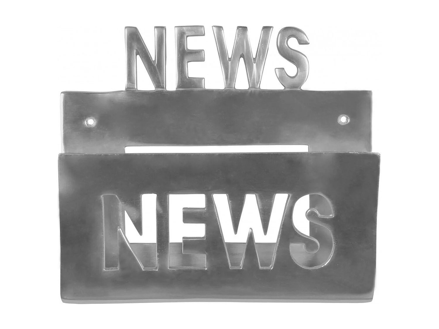 Zeitungsständer Wand Zeitungshalter Zeitschriftenhalter Alu-minium hängend