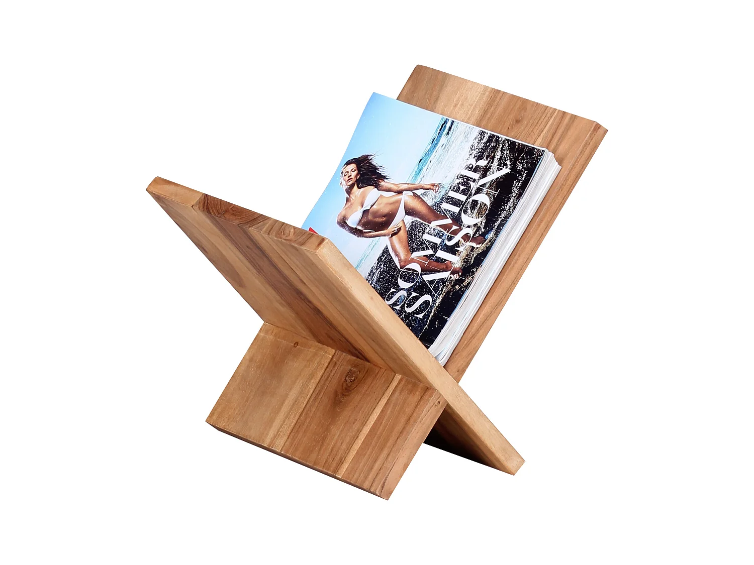 Porte Revues Bois Massif 29x31x28cm Porte Journaux Porte Brochures