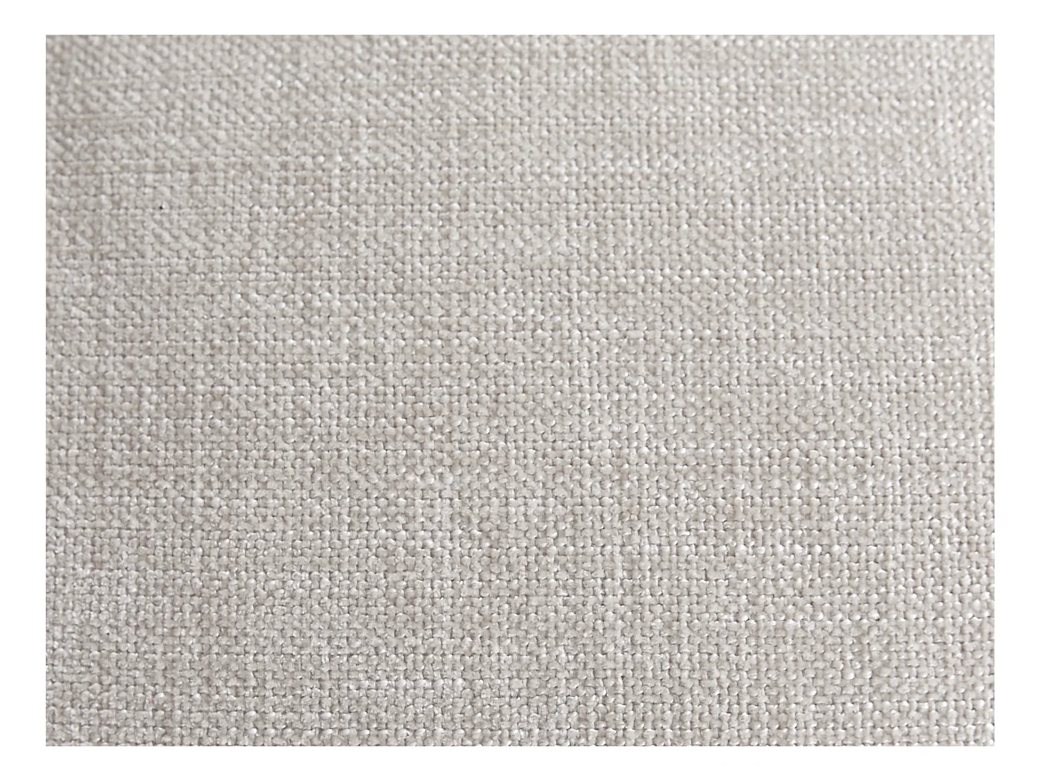 Ecksofa & Hocker - Ecke rechts - melierter Stoff - Beige - DILOME von Pascal Morabito