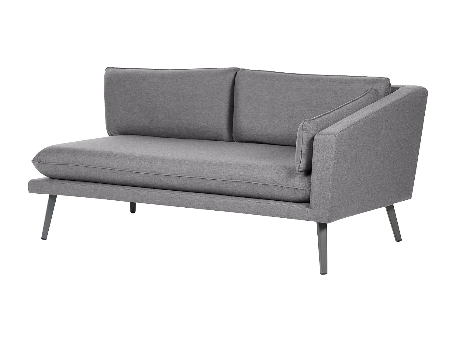 Tuin loungebank 3-zitter LORETELLO Linkerzijde Grijs