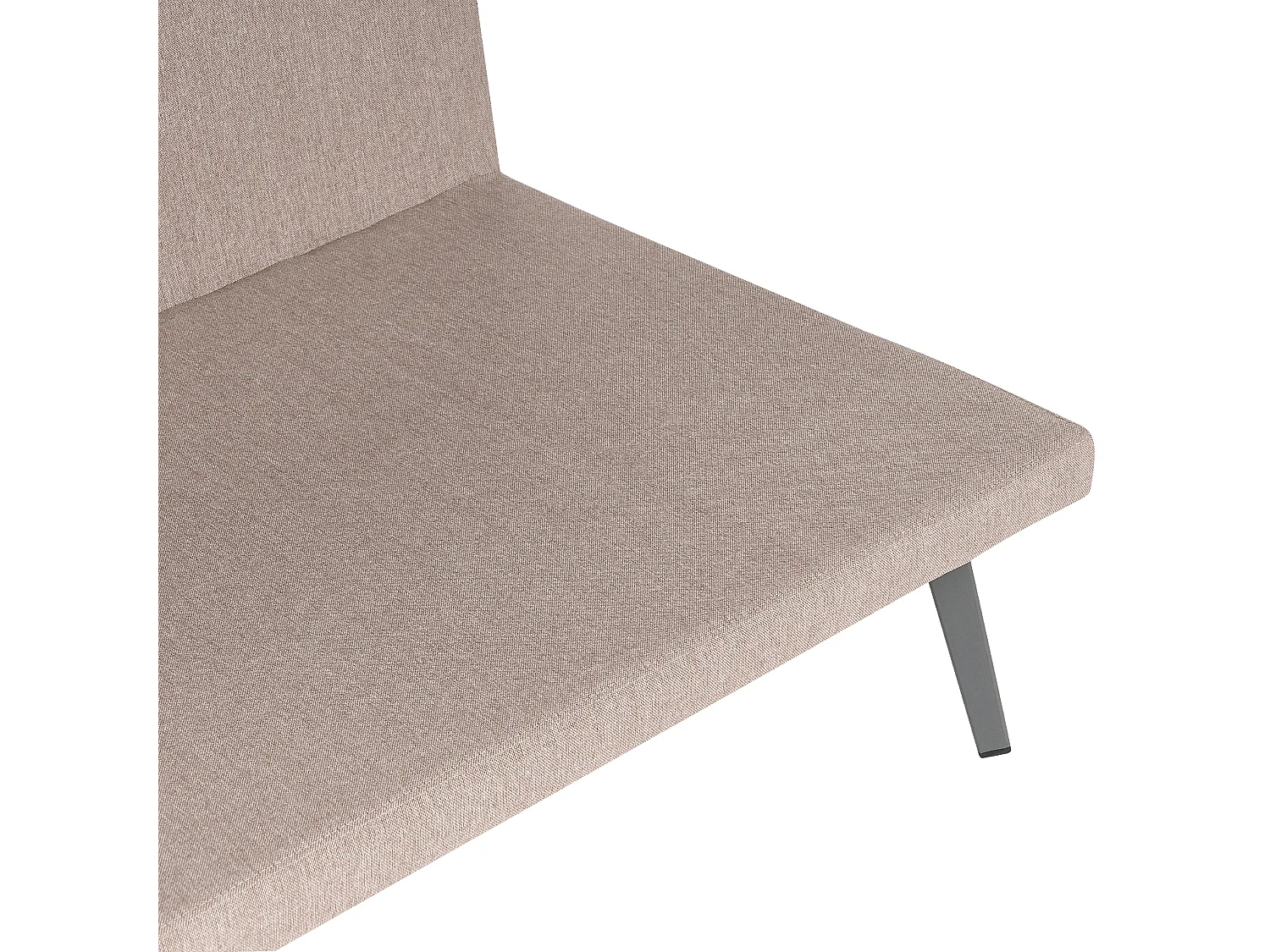 Gestoffeerde tuinbank Tuinsofa LORETELLO Polyester Beige Rechterzijde