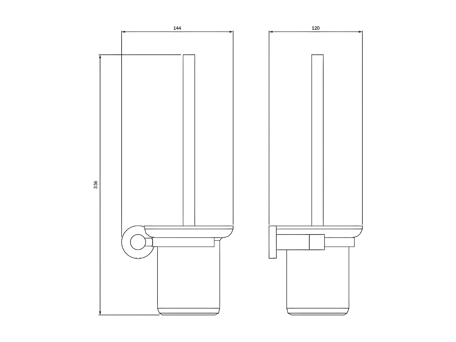 Brosse de toilette MODERN PROJECT