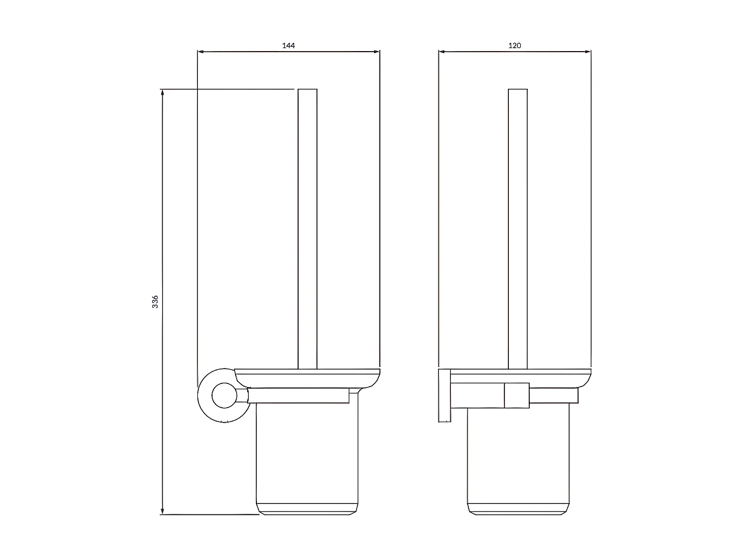 Brosse de toilette MODERN PROJECT