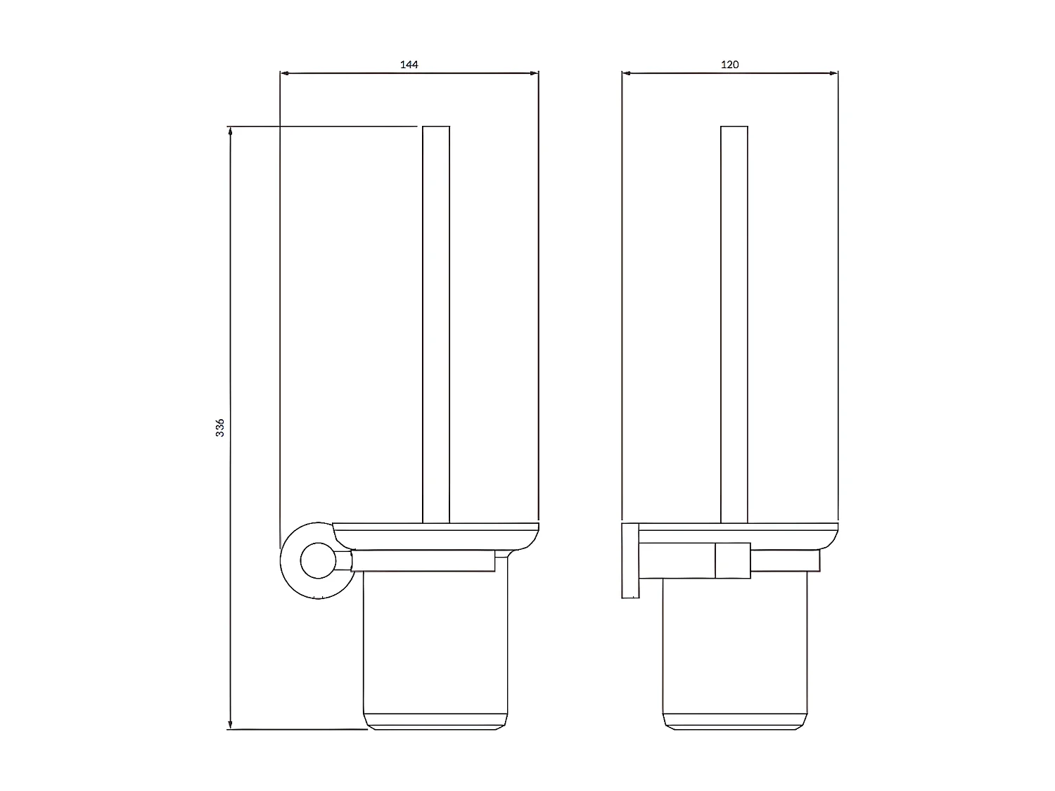 Brosse de toilette MODERN PROJECT
