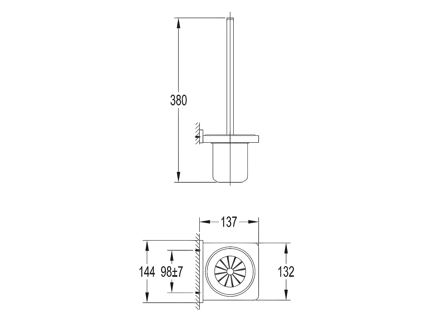 Brosse de toilette DARLING
