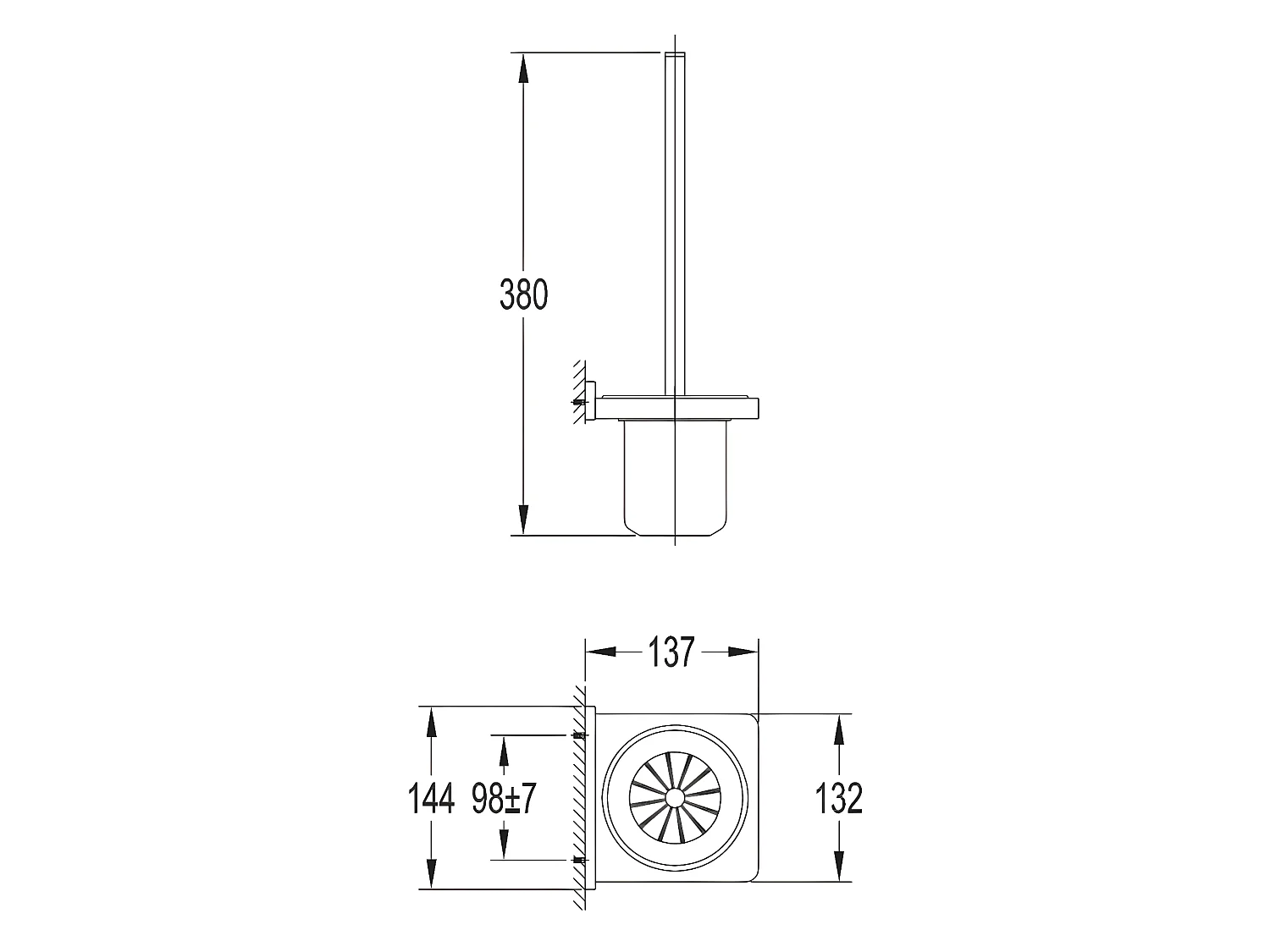 Brosse de toilette DARLING