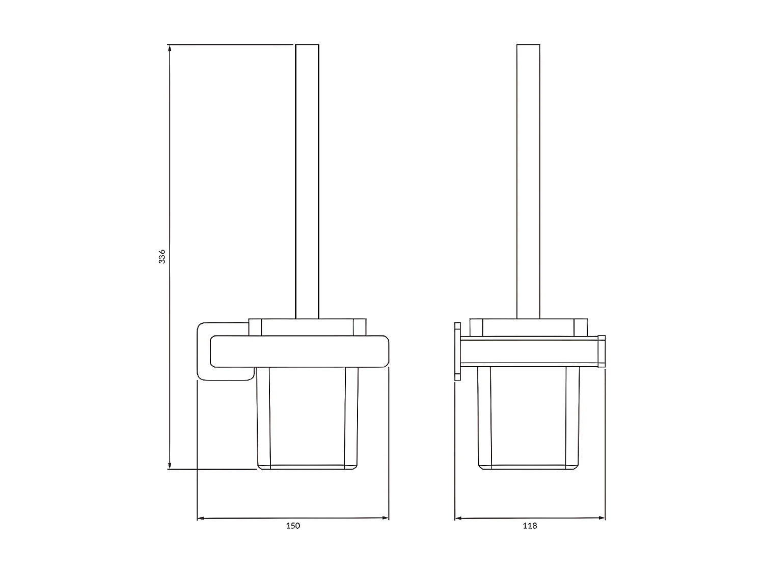 Brosse de toilette NELSON