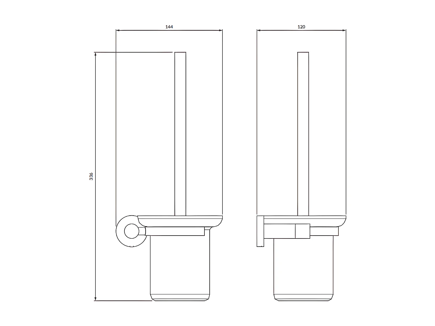 Brosse de toilette MODERN PROJECT