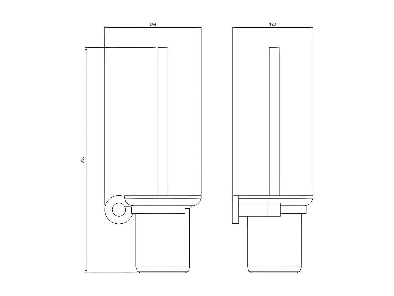 Brosse de toilette MODERN PROJECT