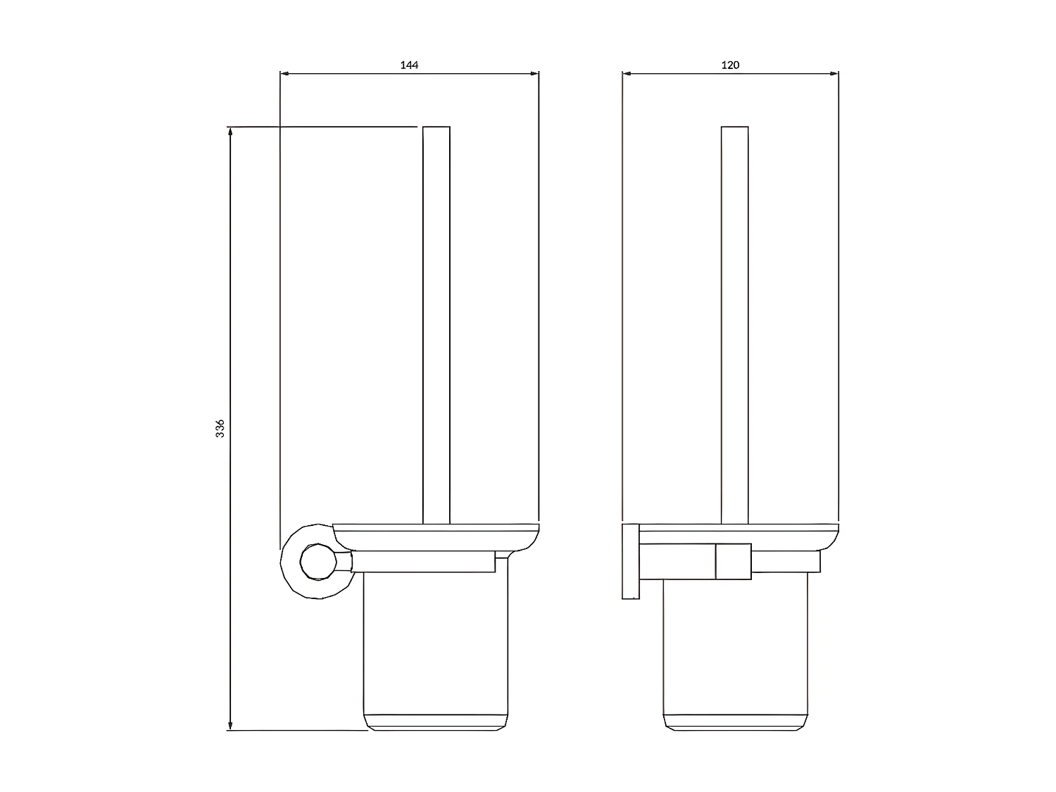 Brosse de toilette MODERN PROJECT