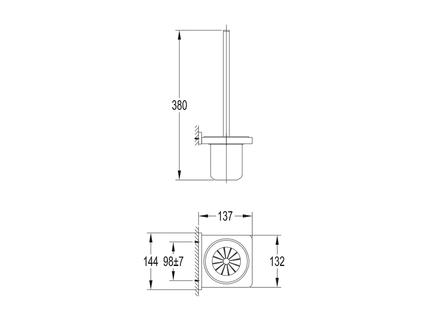 Brosse de toilette DARLING