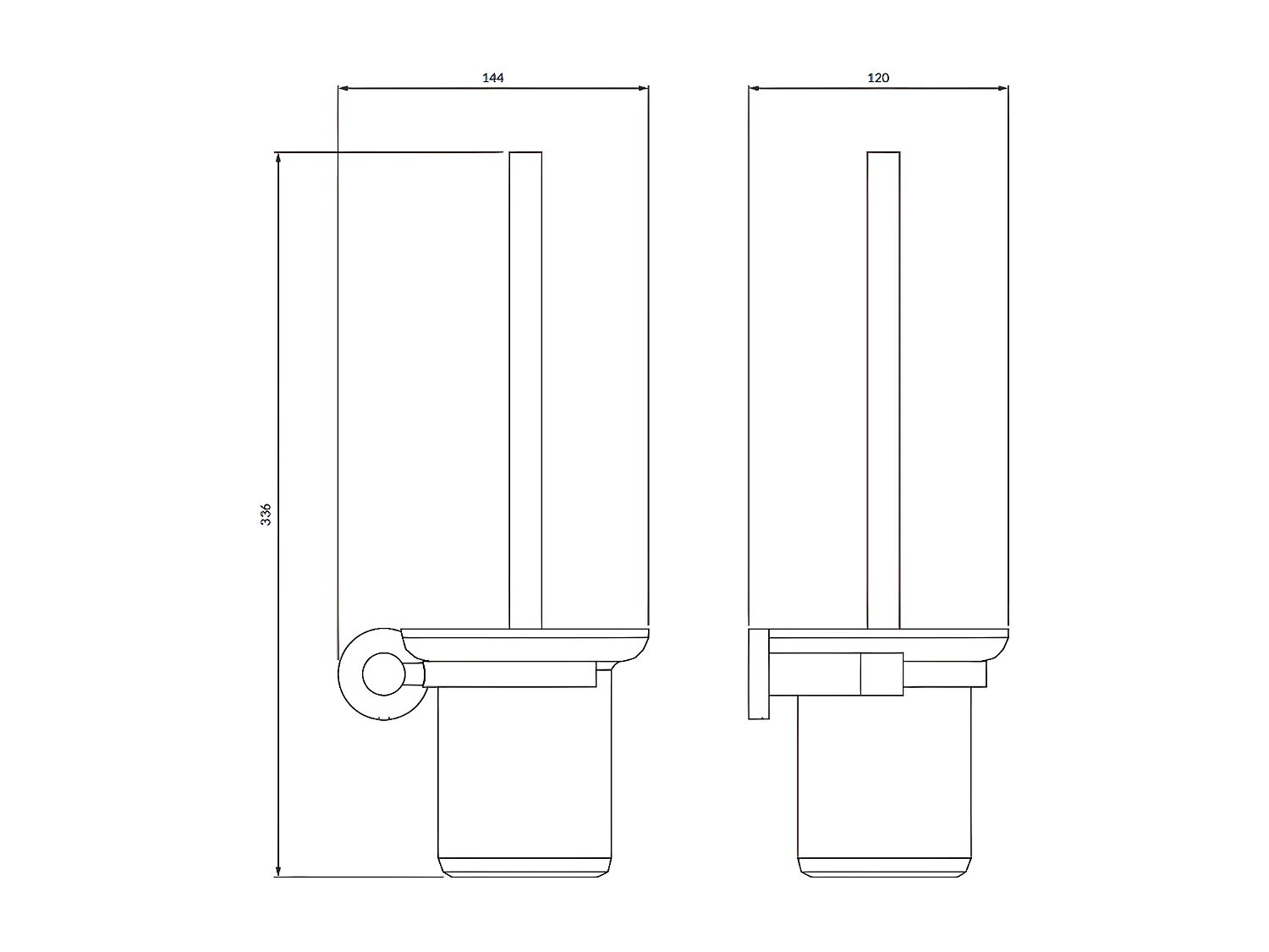 Brosse de toilette MODERN PROJECT