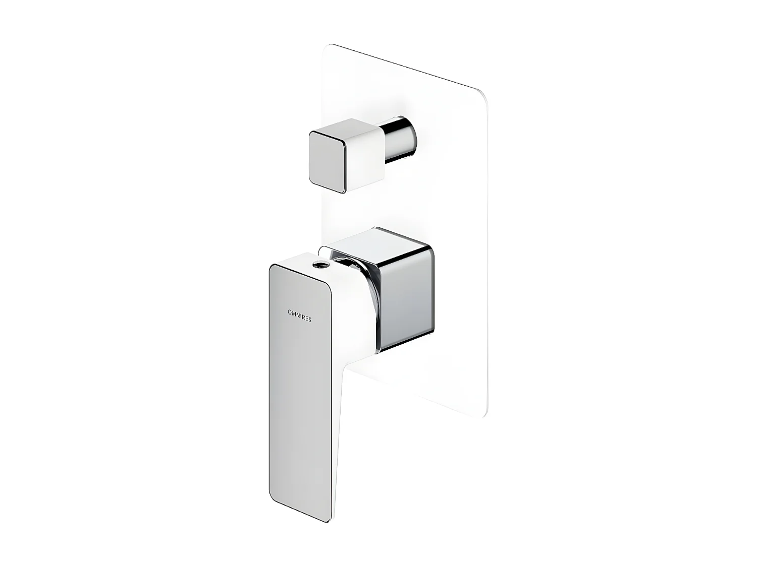 Colonne de douche PARMA encastrable  chrome/blanc