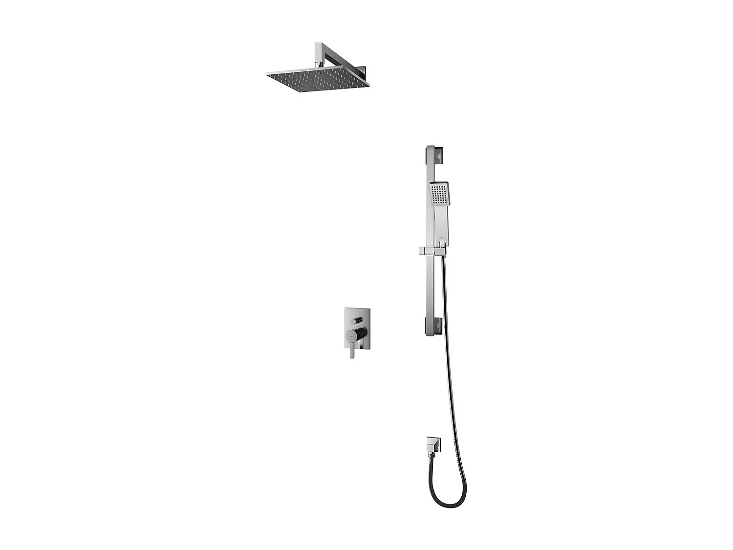 Colonne de douche DARLING encastrable  chrome