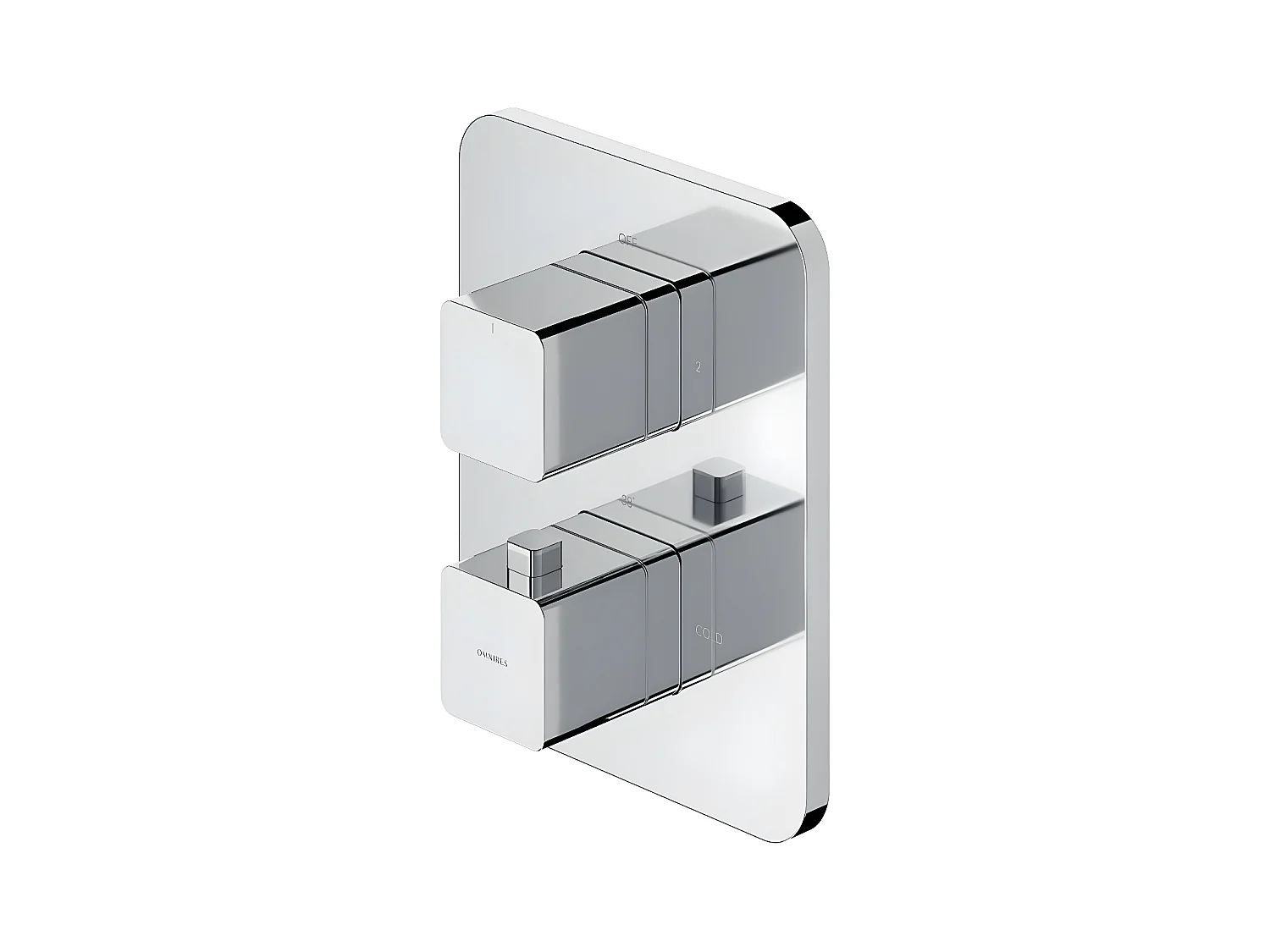 Colonne de douche thermostatique PARMA encastrable chrome