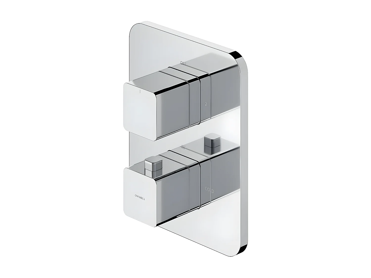 Colonne de douche thermostatique PARMA encastrable chrome