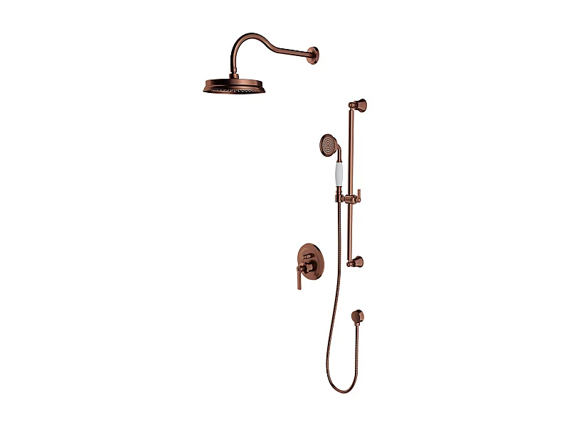 Colonne de doucheen ARMANCE encastrable cuivre antique