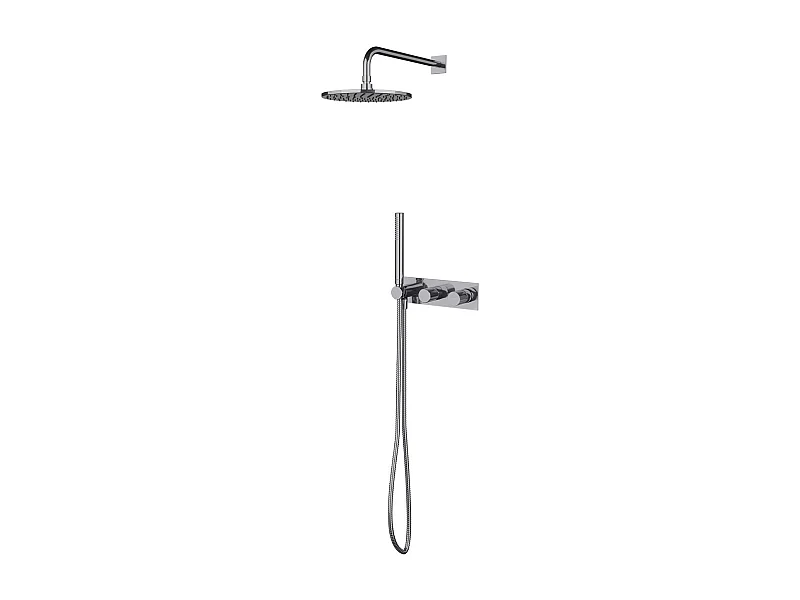 Colonne de douche CONTOUR encastrable  chrome