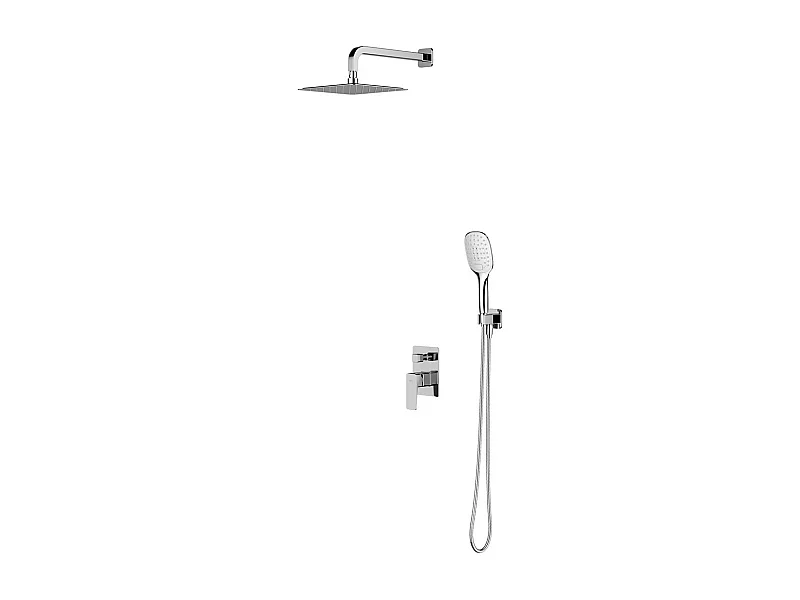 Colonne de douche  PARMA encastrable chrome