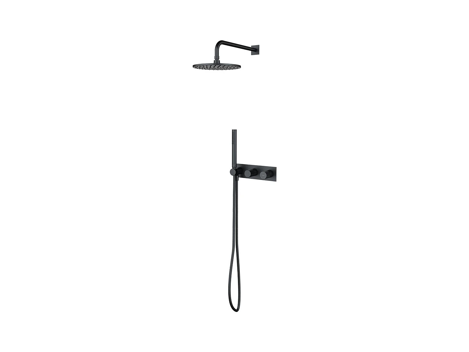 Colonne de douche CONTOUR encastrable anthracite