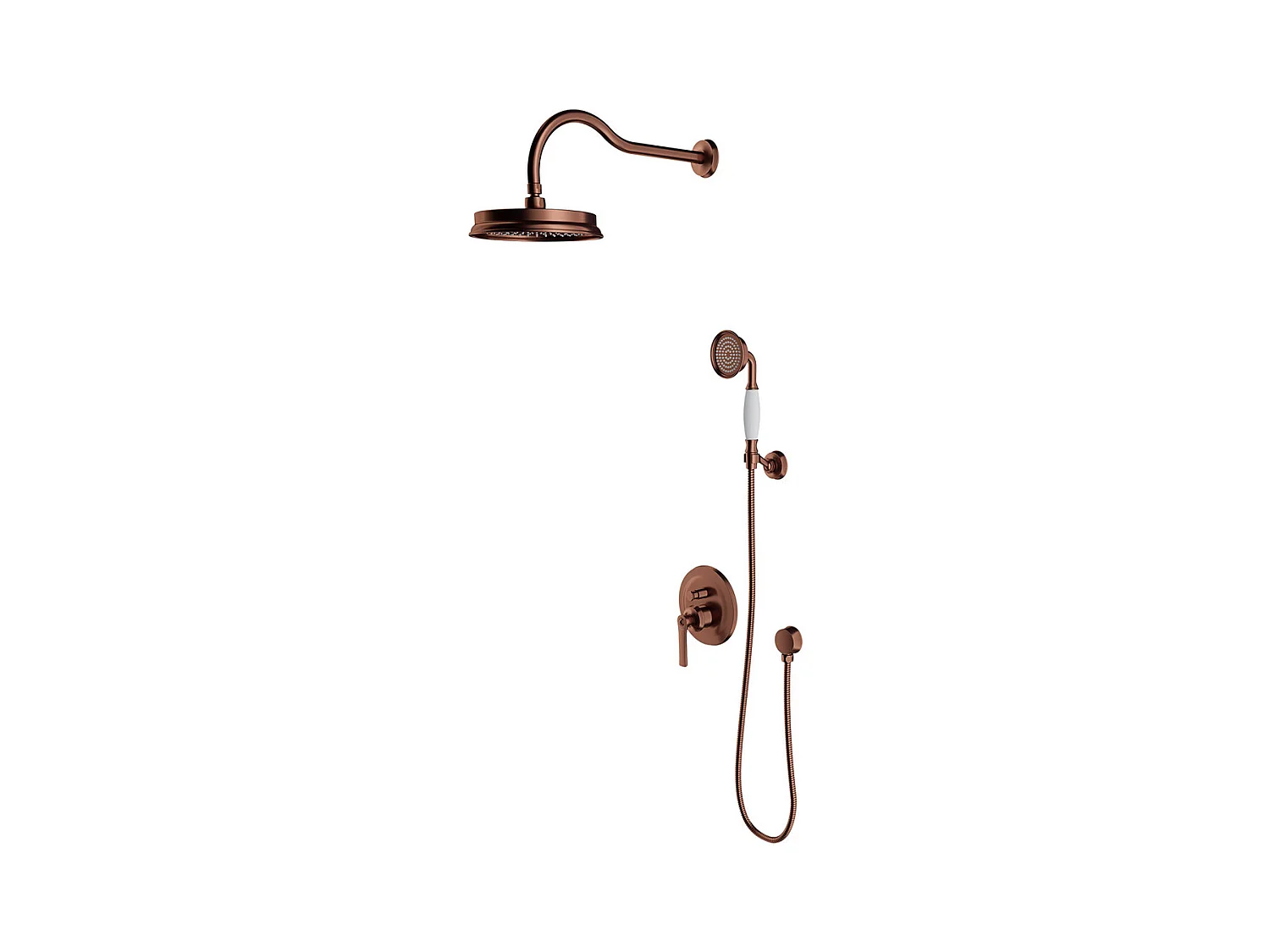 Colonne de douche ARMANCE encastrable cuivre antique
