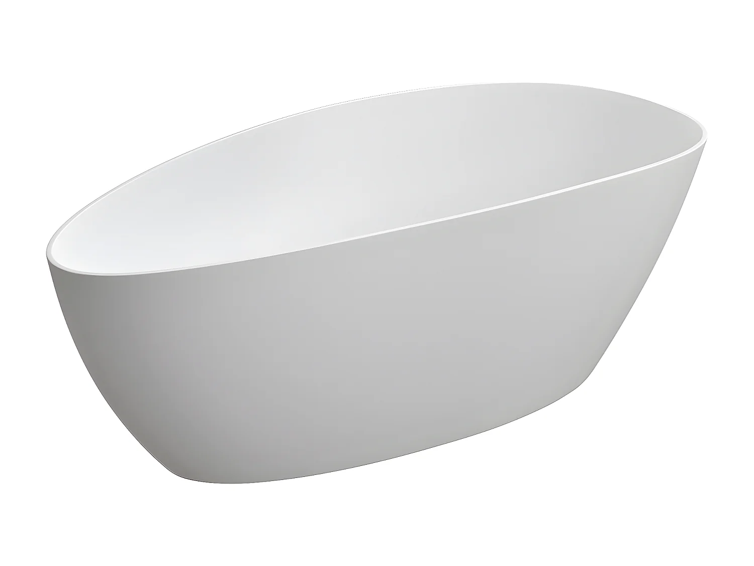 baignoire îlot OMNIRES BARCELONA M+  170X77 CM  couleur : blanc  finition : mat