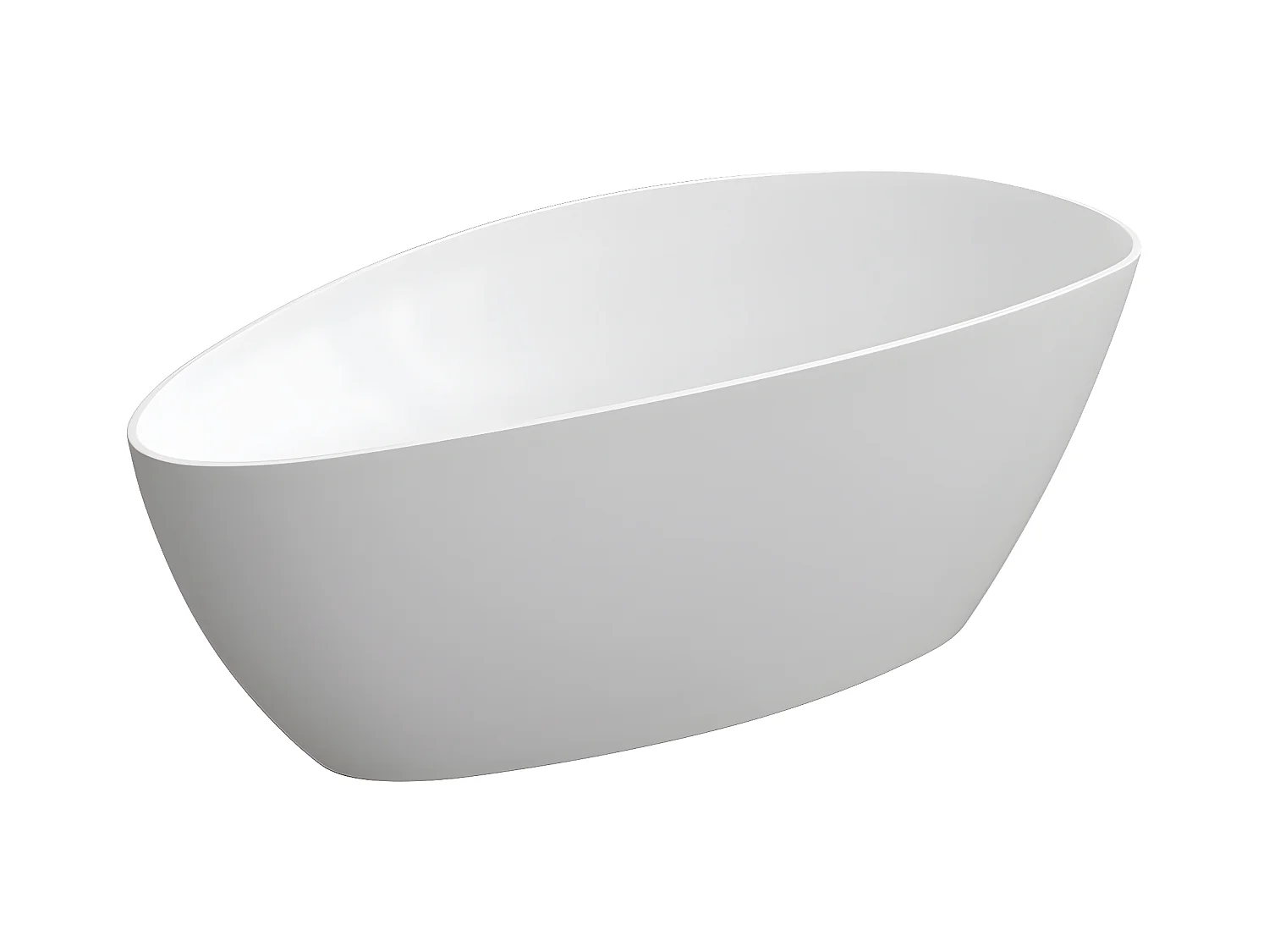 baignoire îlot OMNIRES BARCELONA M+  156X71 CM  couleur : blanc  finition : mat