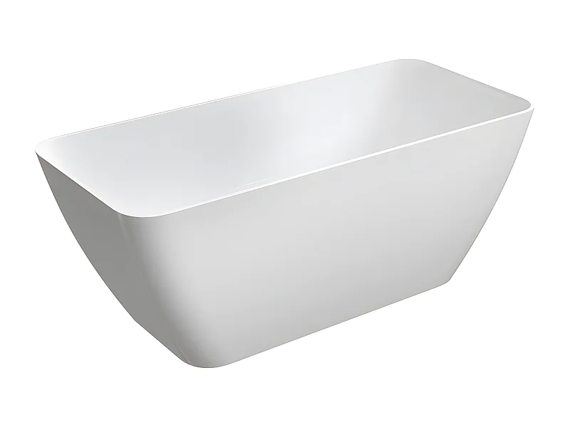 baignoire îlot OMNIRES PARMA M+  159X71 CM  couleur : blanc  finition : brillant