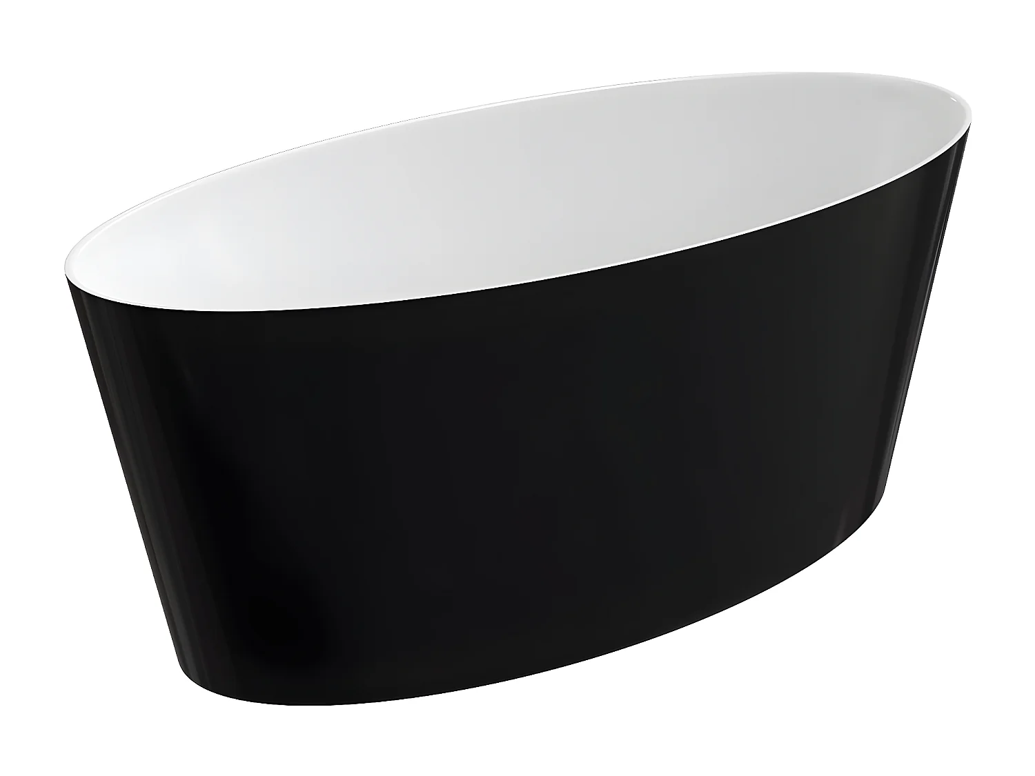 baignoire îlot OMNIRES ROMA M+  159X72 CM  couleur : blanc  finition : brillant