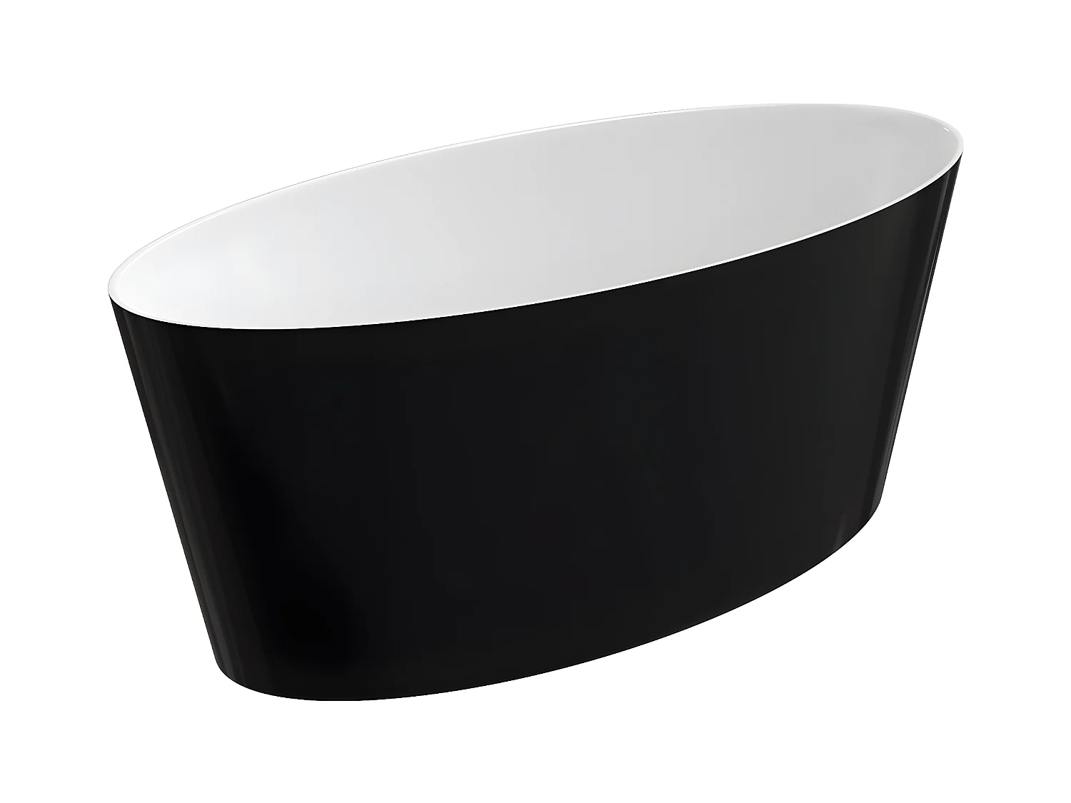 baignoire îlot OMNIRES ROMA M+  159X72 CM  couleur : blanc  finition : brillant