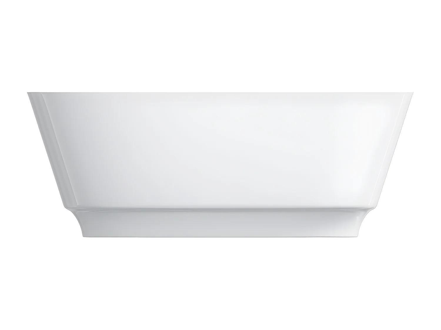 baignoire îlot OMNIRES NEO M+  158X72 CM , couleur : blanc  finition : brillant  bonde et siphon inclus