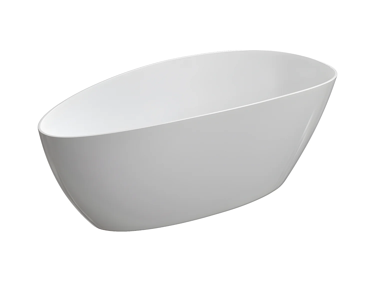 baignoire îlot OMNIRES BARCELONA M+  170X77 CM  couleur : blanc  finition : brillant
