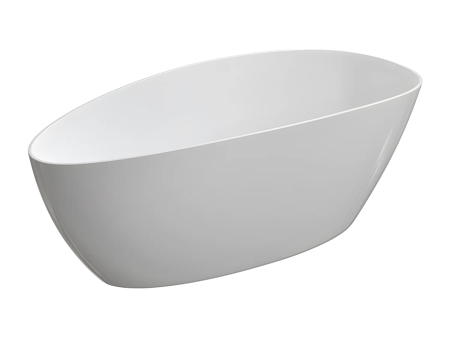 baignoire îlot OMNIRES BARCELONA M+  170X77 CM  couleur : blanc  finition : brillant