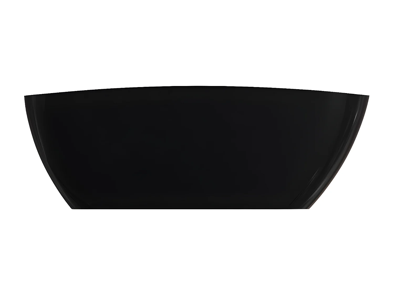 baignoire îlot OMNIRES BARCELONA M+  156X71 CM  couleur : noir et blanc  finition : brillant