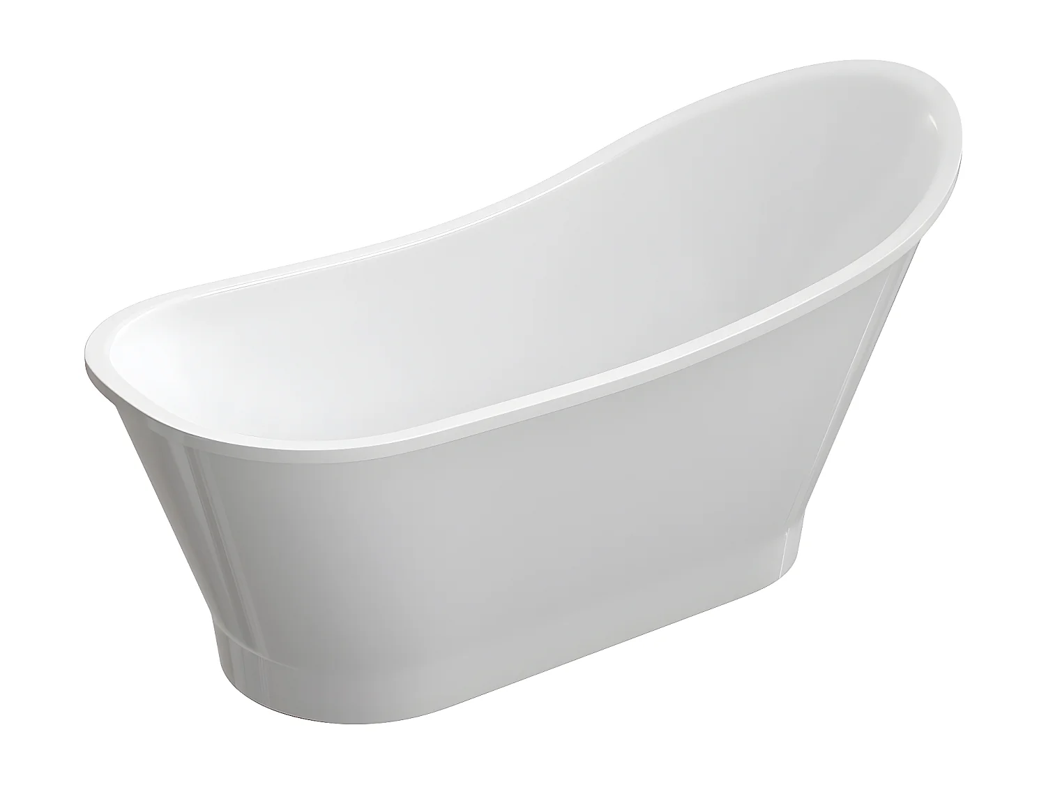 baignoire îlot OMNIRES VENEZIA M+  160X73 CM  couleur : blanc  finition : brillant