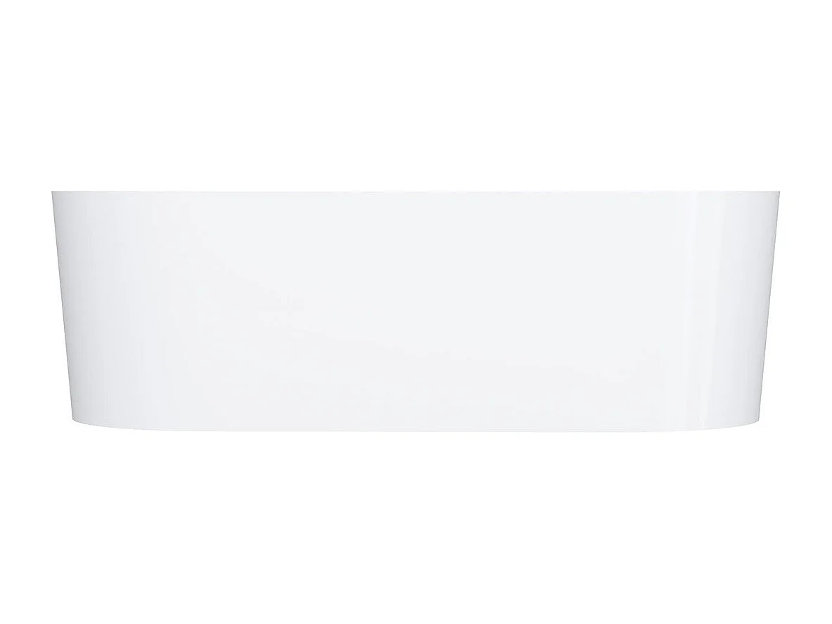 baignoire îlot OMNIRES OVO M+  160X75 CM  couleur : blanc  finition : brillant  bonde et siphon inclus