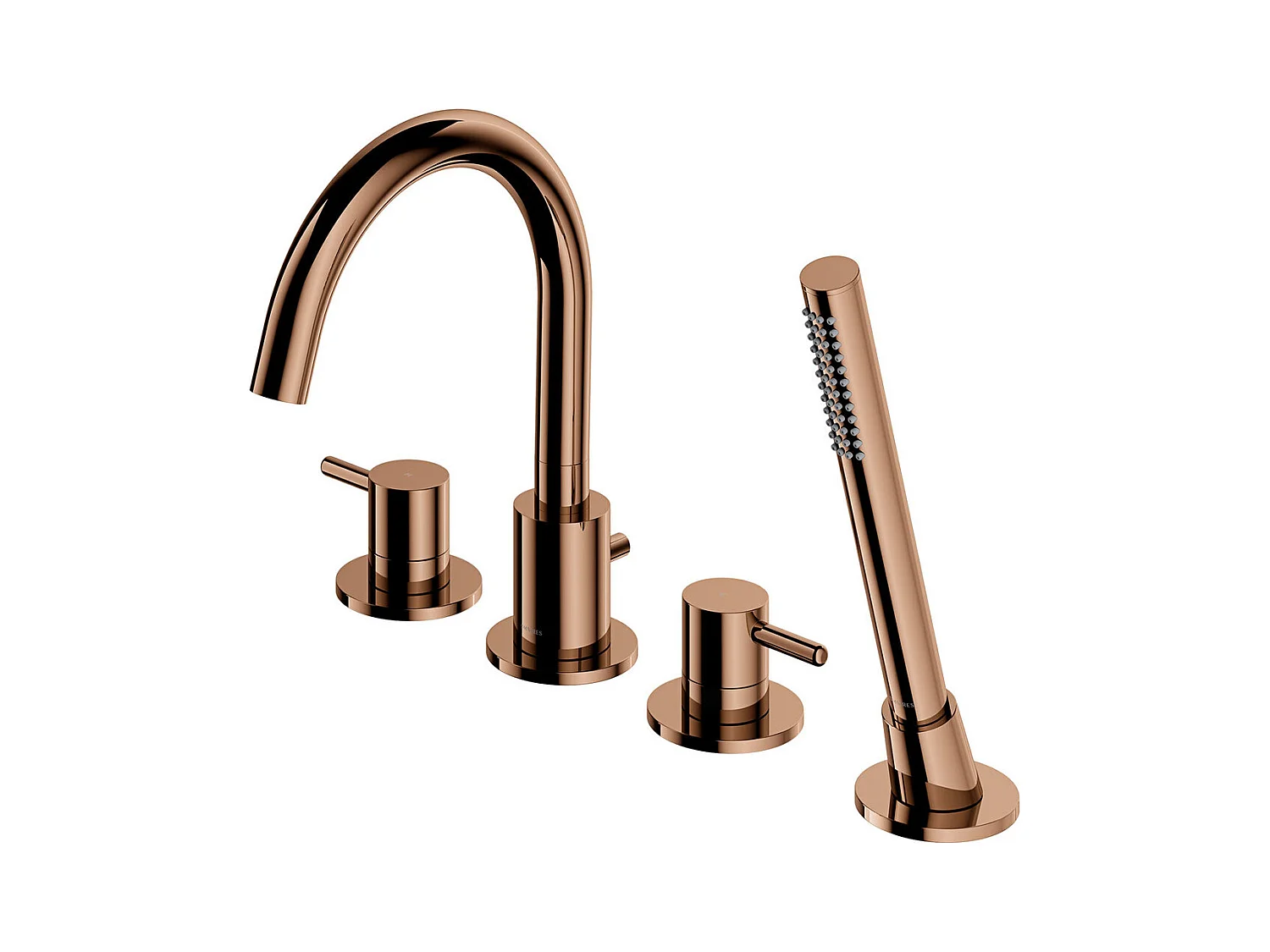 Mélangeur de bain Omnires collection Y copper Couleur: cuivre