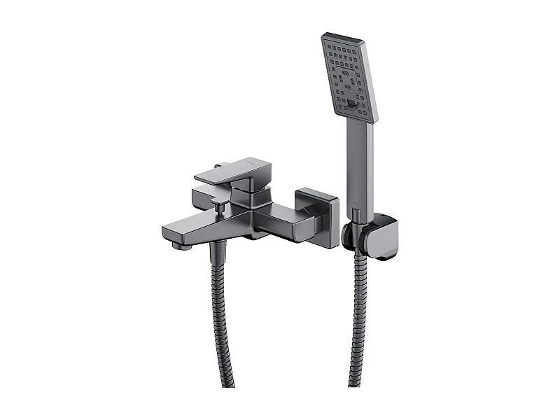 Mitigeur de baignoire avec set de douche  PARMA Couleur: nickel