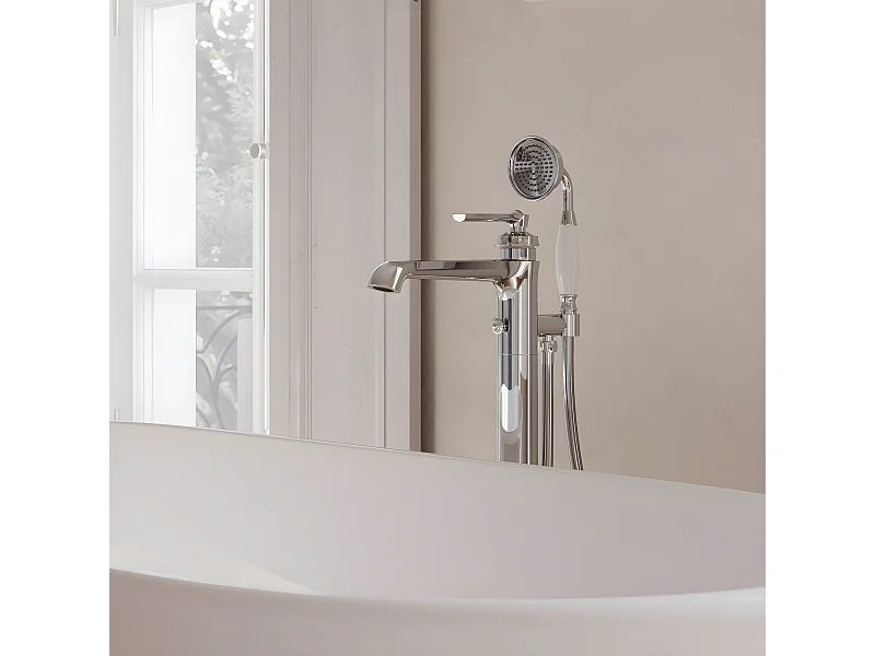 Mitigeur de baignoire îlot ARMANCE Couleur: chrome