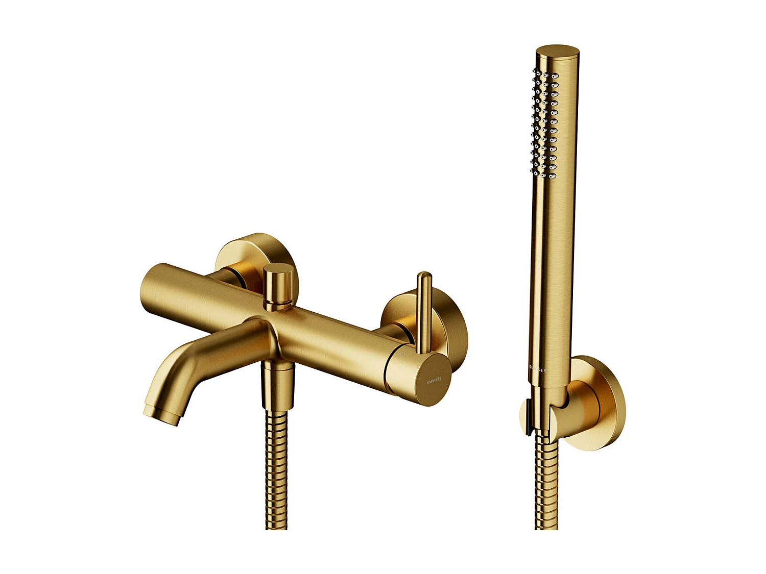 Mitigeur de baignoire avec set de douche  Y Couleur: or  brossé marque OMNIRES