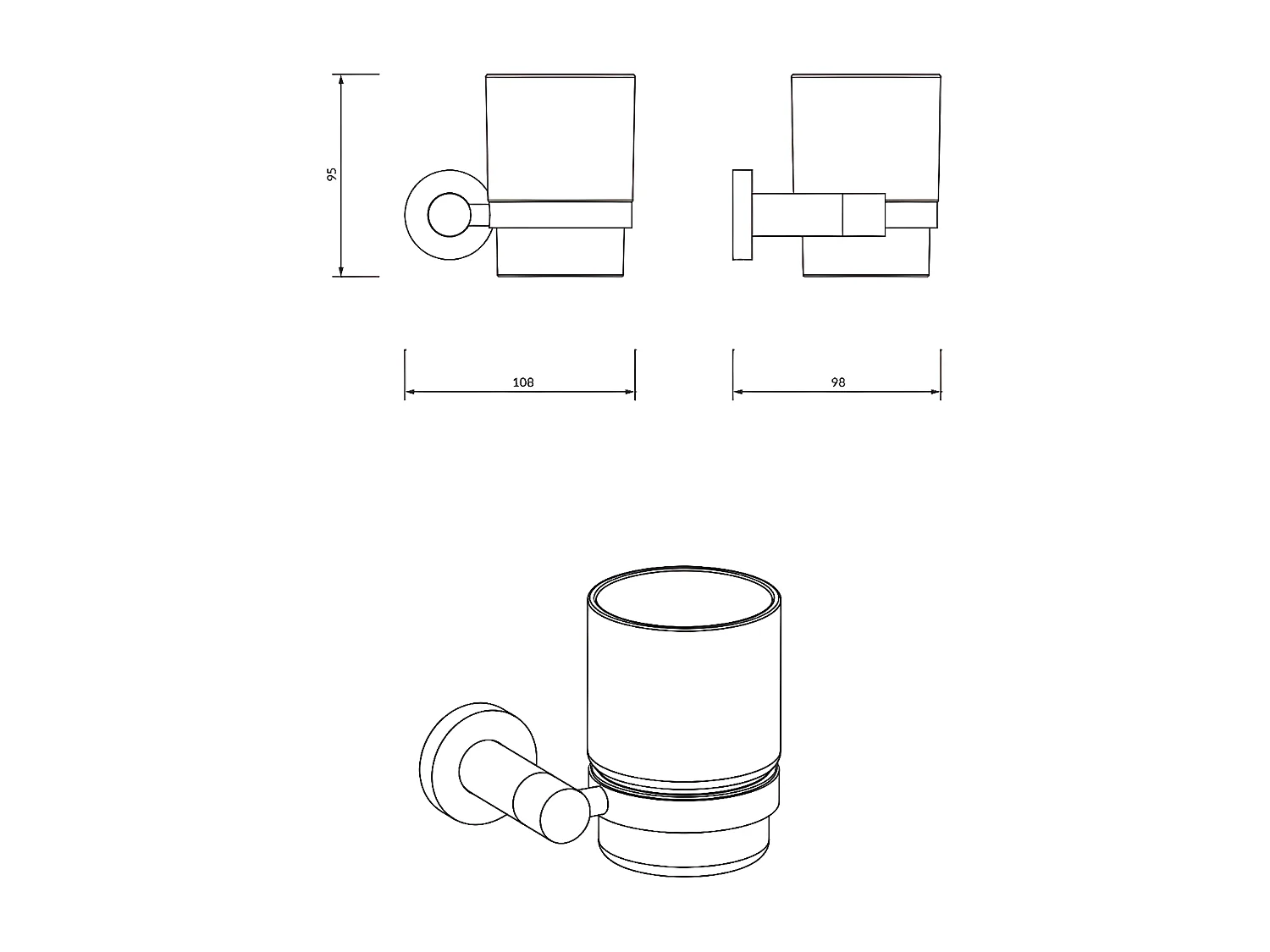 Porte-brosse A Dents Modern Project