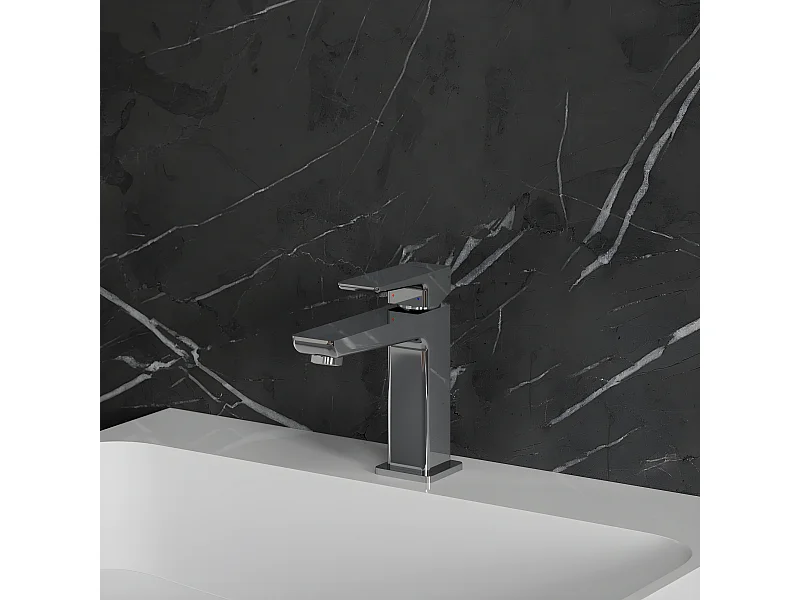 Mitigeur Lavabo Bas Parma, 15 Cm couleur : Chrome