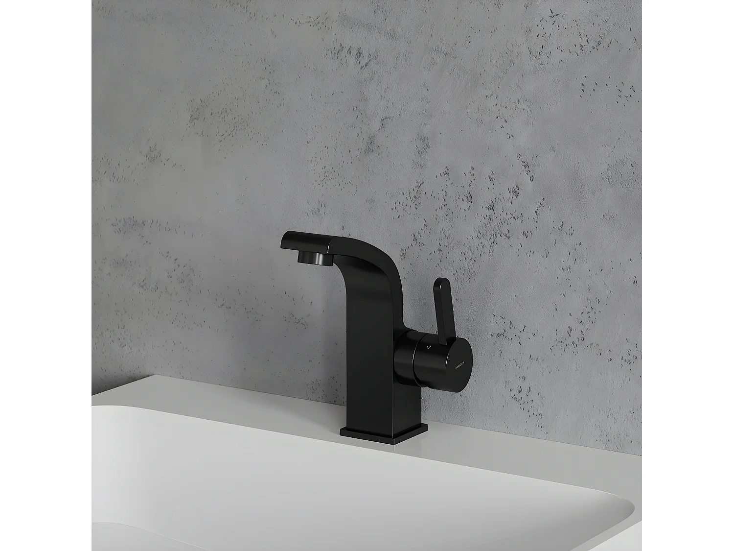 Mitigeur Lavabo Bas Darling, 17 Cm,  couleur : Noir