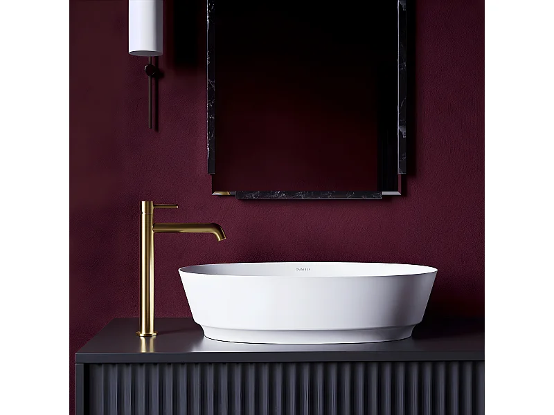 Vasque À poser Neo M+, 60 X 36 Cm.couleur : Blanc Mat