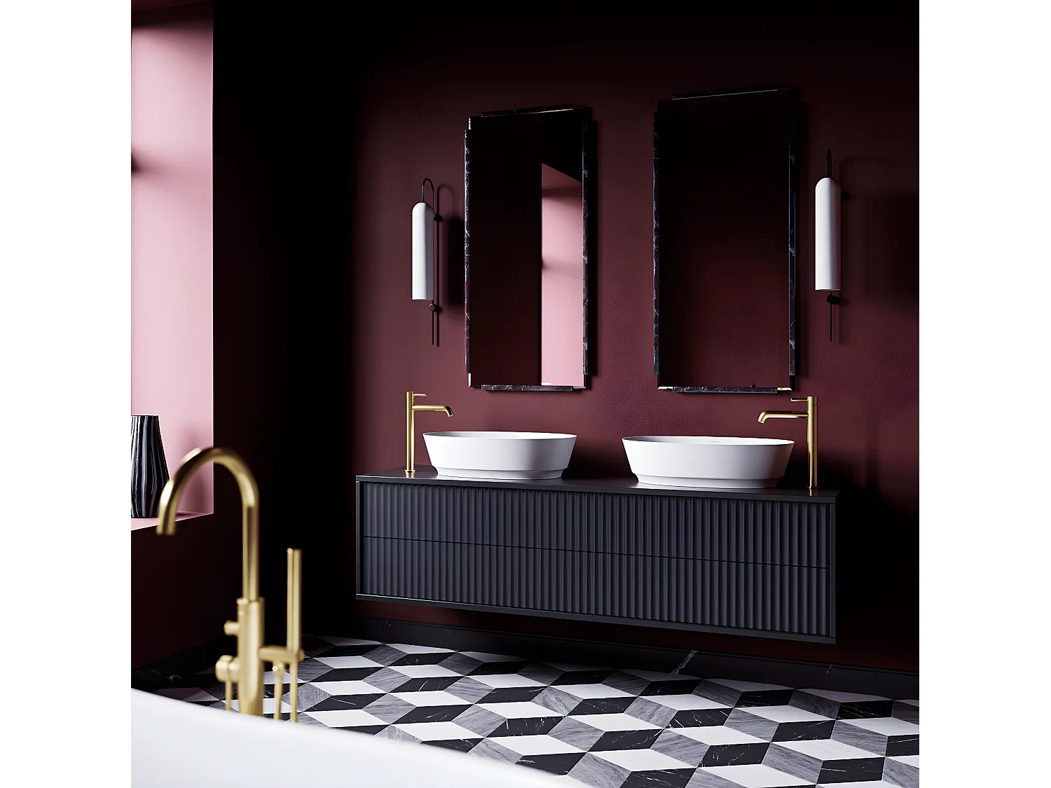 Vasque À poser Neo M+, 60 X 36 Cm.couleur : Blanc Mat