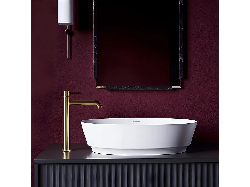 Vasque À poser Neo M+, 60 X 36 Cm.couleur : Blanc Mat