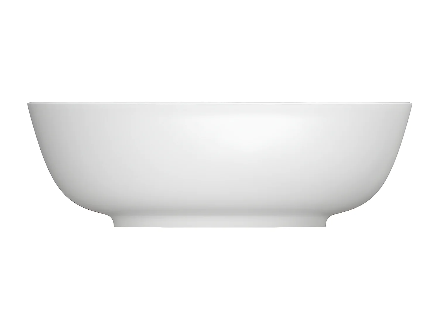 Vasque à poser SILK 40 cm  blanc mat  bonde blanche incluse