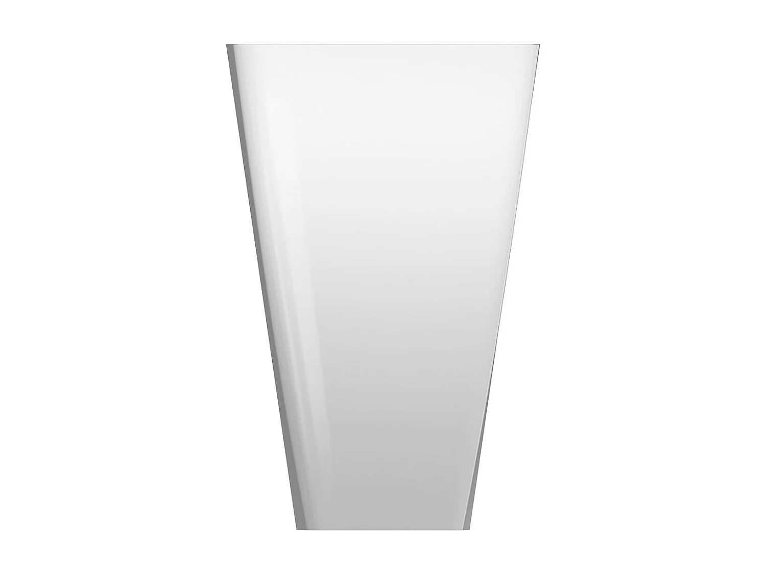 Lavabo sur pied 55 x 43 cm blanc brillant  bonde de vidage incluse