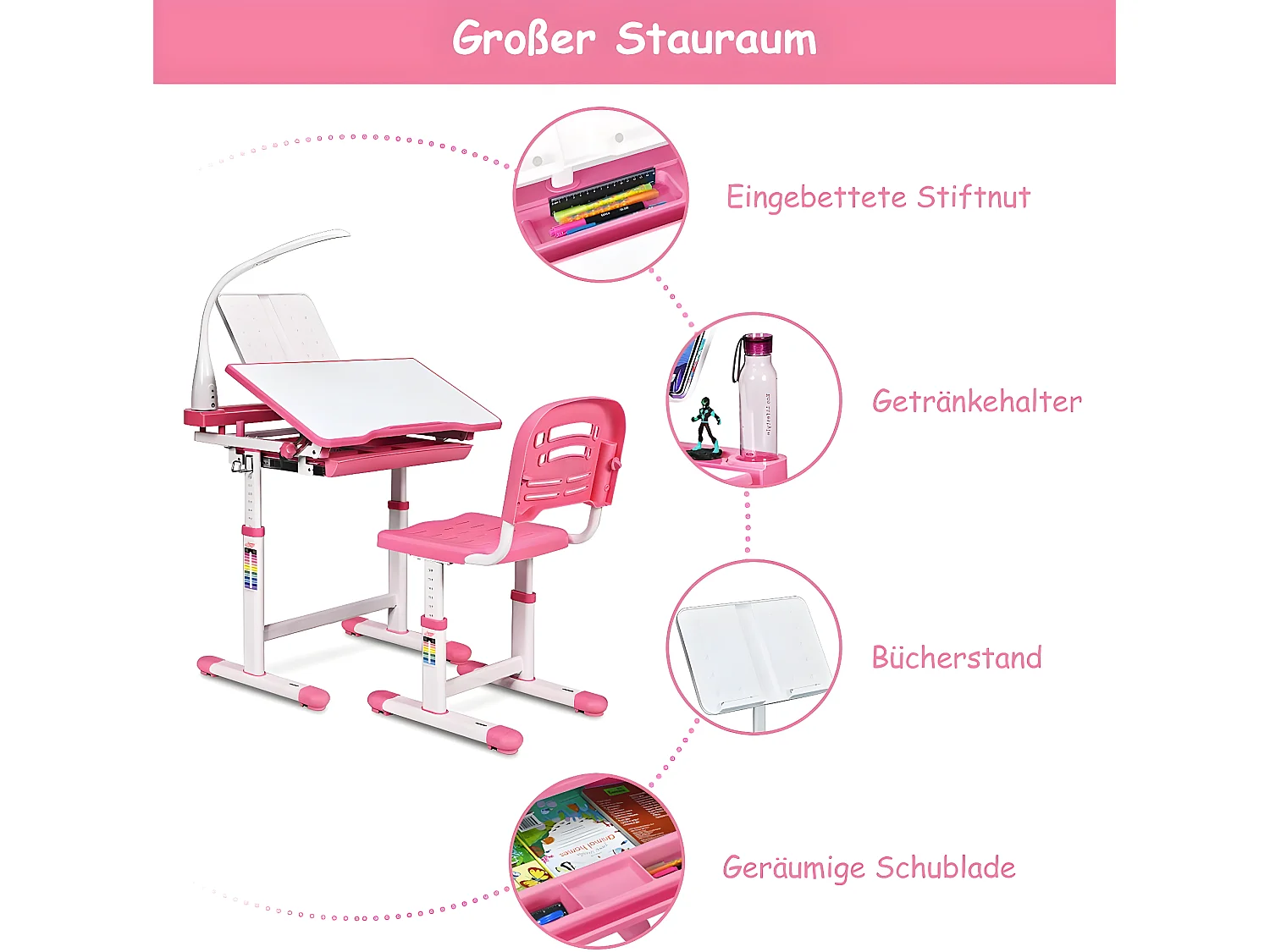 Kinderschreibtisch Set TI89516PQ